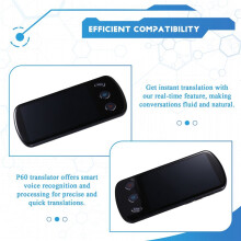 P60 Portable Audio Translator 138 Language Translating Offline in Real AI Voice Photo Translating Device
