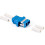 LC Glasfaser Optik Adapter - LC auf LC Duplex Einspielermodus Koppler - 20 Pack - Blau 5