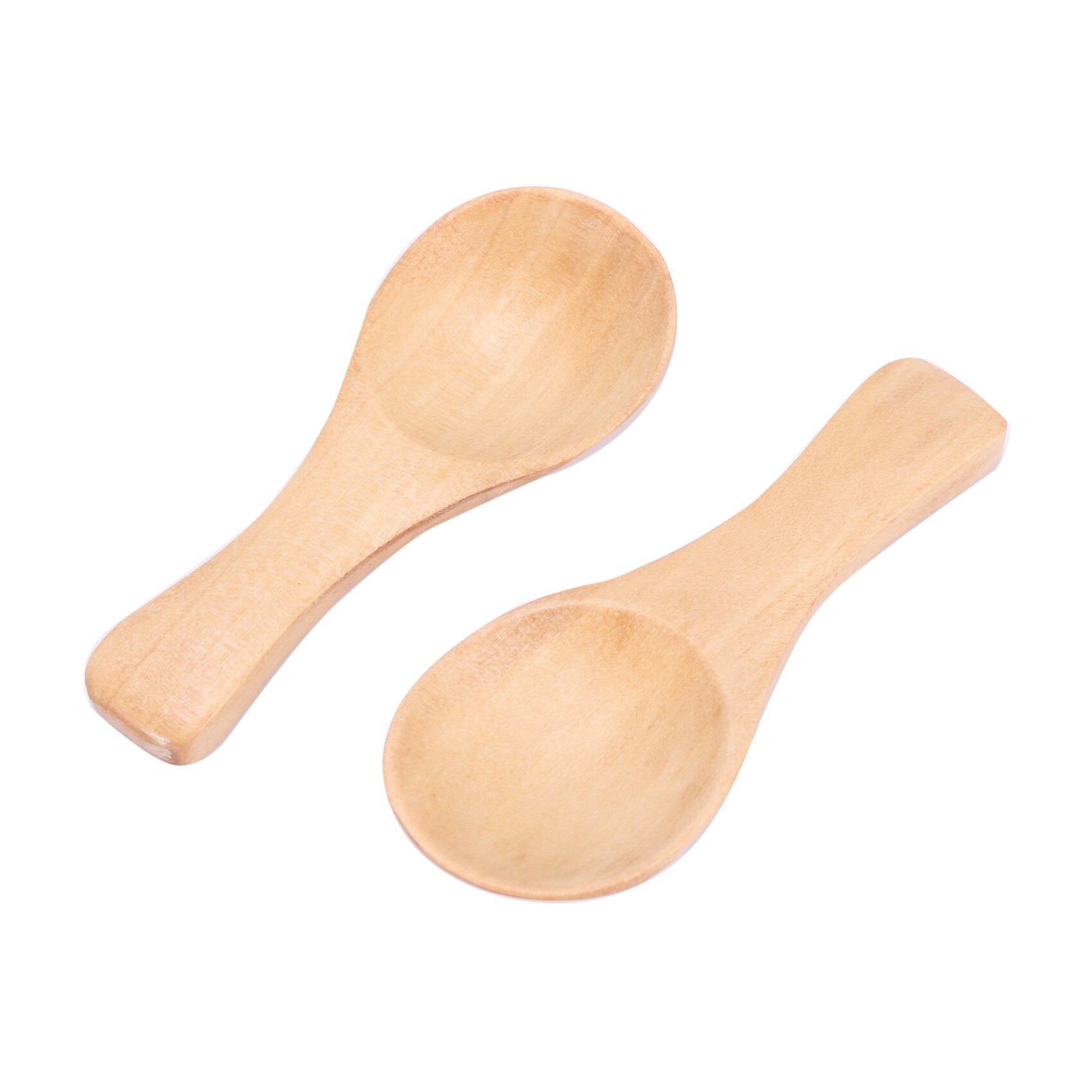 Codomens Short Handle 100 Packets of Small Wooden Spoon, Perfect for Small Jars ...