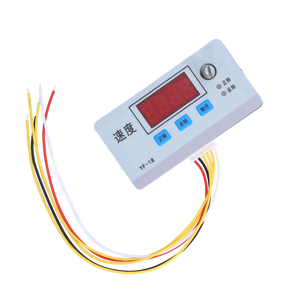 Yf-18 Stepper Motor Controller Cw Ccw Pulse Drive 8-24V Digital Display 4631390578136