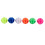 324Pcs Bicycle Round Decorative Colored Beads Spokes Decorations Plastic Cilp Spoke Beads 7