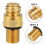 2pcs M18X1.5 Refill CO2 Valve Adapter Thread Converter Replacement for 3