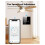 Tuya   Controller EU Plug Ceiling Fan Lamp  Remote APP Control Speed Works with Alexa  Home Black 5