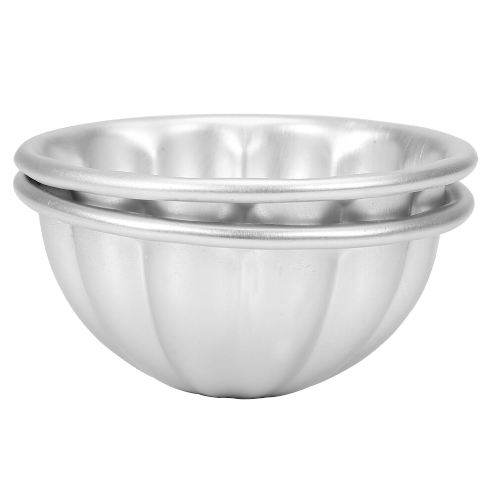 2Pcs Aluminium Molds for Homemade Bath Bombs