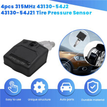 4pcs 315MHz 43130-54J2 43130-54J21 Tire Pressure Sensor for Grand Vitara 2005-2014,SX4 2007-2014,XL-7 2005-2006