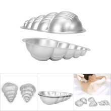 2Pcs Handmade Aluminium Alloy Bath Bomb Molds Set, 9cm & 11cm, Silver