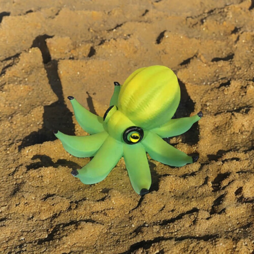 (Green) Rustic Resin Octopus Decor for Home 2
