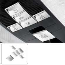 Car Roof Sunroof Buttons Reading Light Cover Trim Stickers for GLK C E Class X204 W204 W212