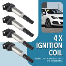 4pcs Ignition Coil 12137575010 for 207 208 308 508 5008 RCZ 1.6 16V 2007 - 2018 5970.91