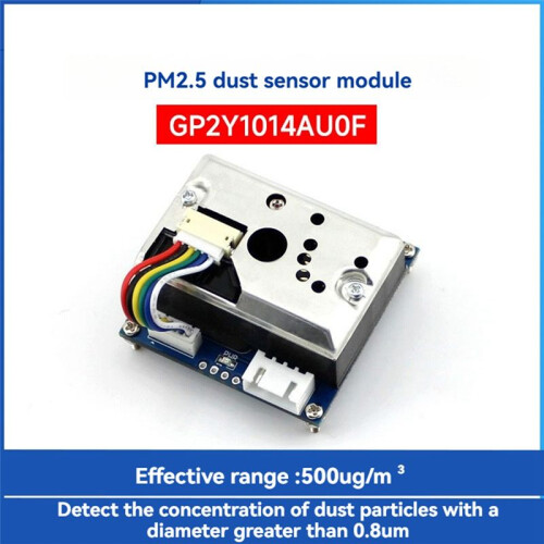 Stofsensor Luchtkwaliteitsmonitor GP2Y1010AU0F voor Het Meten van PM2.5 Groter Dan 0,8 Μm in Diameter 2