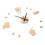 Frameless Wall Clock for Living Room, 10cm Silent DIY Clock 3