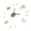 Frameless Wall Clock for Living Room, 10cm Silent DIY Clock 4