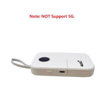 4G LTE WiFi-Router 150 Mbps 4G Draadloze Router 10000 MA-Batterij Draagbare Pocket Wifi-Hotspot met Simkaartsleuf WIT