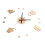 Frameless Wall Clock for Living Room, 10cm Silent DIY Clock 5