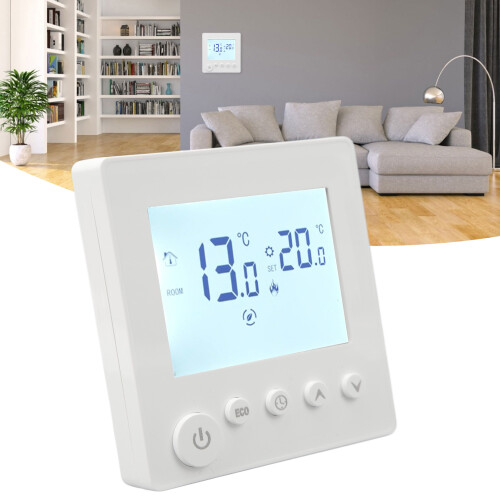 Vloerverwarmingsthermostaat met LCD-display, 90-240V 1