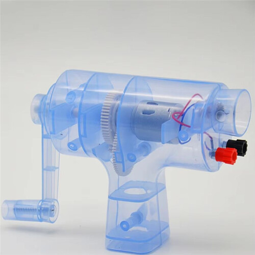 Hand Held Generator Manual Emergency Power Generator DIY Educational Science Kids Physics Experimental Equipment Tools 2