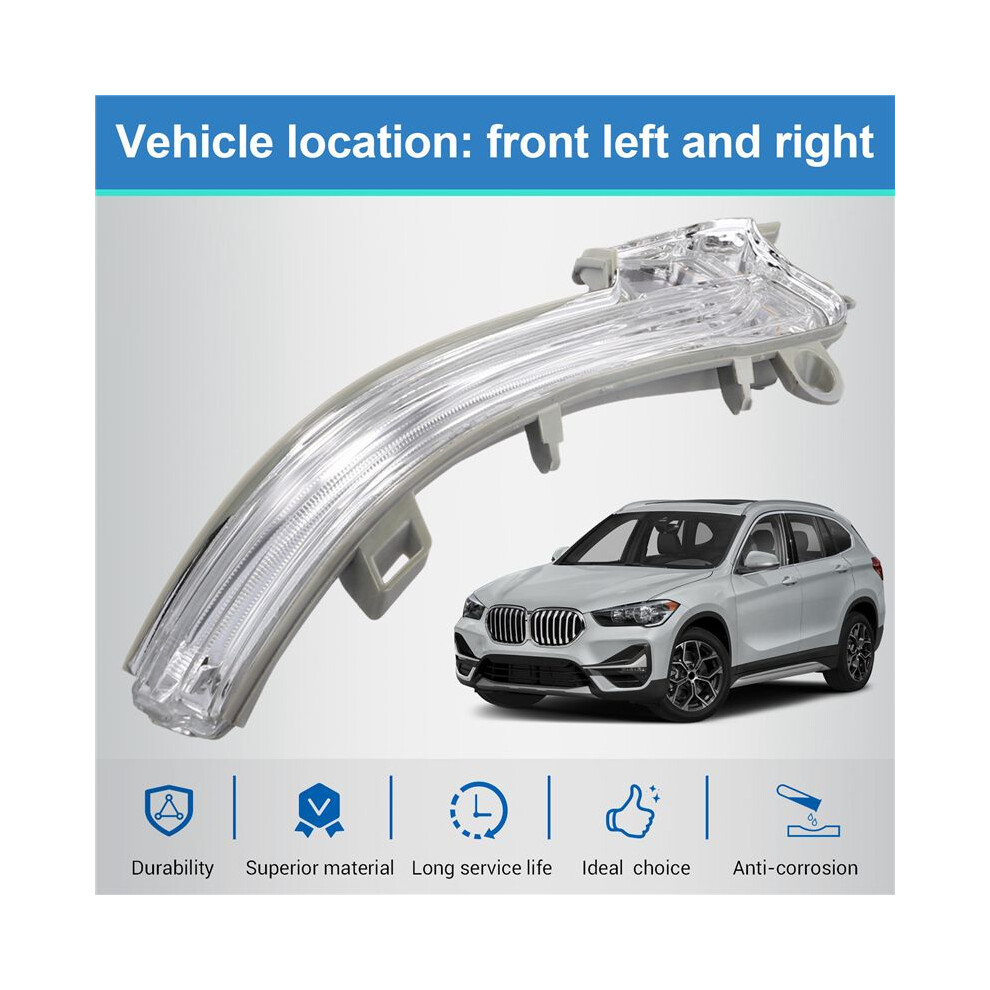 1Pair Rearview Mirror 63137377963 63137377964 For X2 F39 X1 F49 16-21 Side Door Mirror Turn Indicator Lamp Light 4713666620432