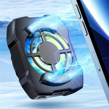 Portable Rechargeable Phone Cooler 3 Speeds Adjustable Wireless Magnetic Mobile Phone Radiator with Light for All Phones