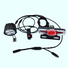 4X for Bafang BBS01 BBS02 BBSHD Mid Drive Motor Electric Bike Light Set with Brake Turn Signal Bike Light