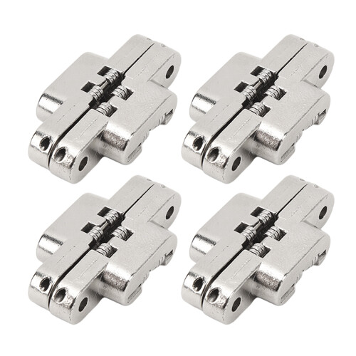 Mini Zinc Alloy Cross Hidden Hinge43mm4pcs 2