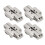 Mini Zinc Alloy Cross Hidden Hinge43mm4pcs 4
