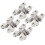 Mini Zinc Alloy Cross Hidden Hinge43mm4pcs 7