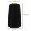 High Quality Polyester Serger Thread 2Pcs Black 402 Fadeless & Robust 7