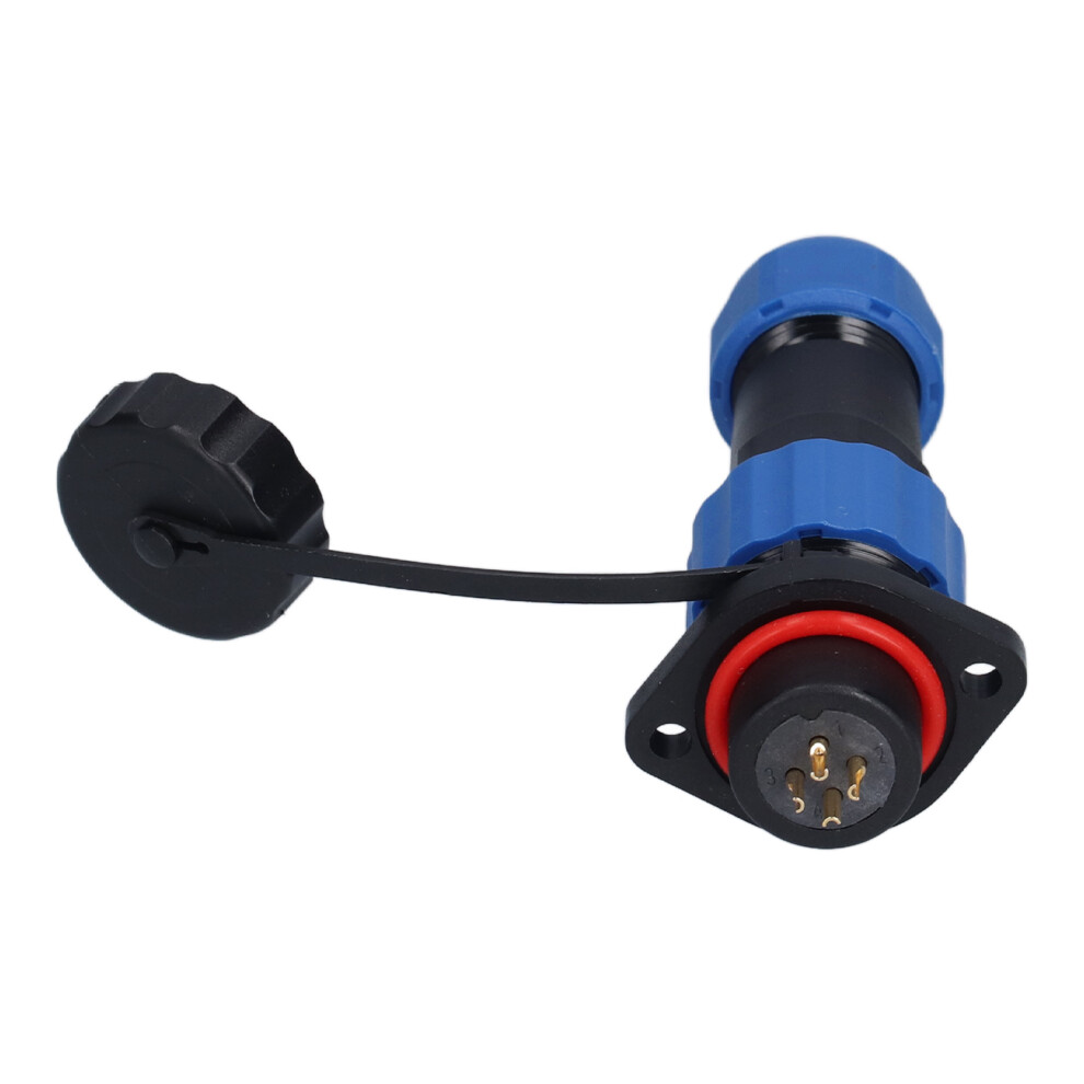 Ip68 Waterproof Flange Aviation Connector Sp16 4 Core Socket Male Female 250V 7901390598449
