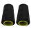 High Quality Polyester Serger Thread 2Pcs Black 402 Fadeless & Robust 15
