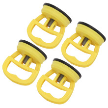 Colourful Suction Cups 4 Pack for Glass and Tiles Strong Grip Ergonomic Design