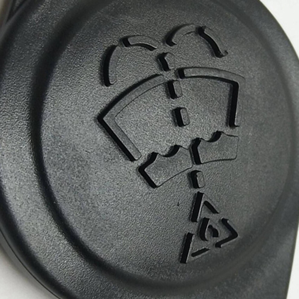 2X 61667238068 Windshield Washer Fluid Reservoir Cover Cap For F01 F10 F12 F13 520I 523I 528I 530I 535I 730I 740I Black 4713802267354
