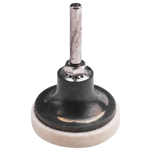 40 Peças 2 Polegadas Tecido de Lã Comprimida Qc Disco Polimento Almofadas Rodas com 2 Peça Suporte de Almofada de Disco 1