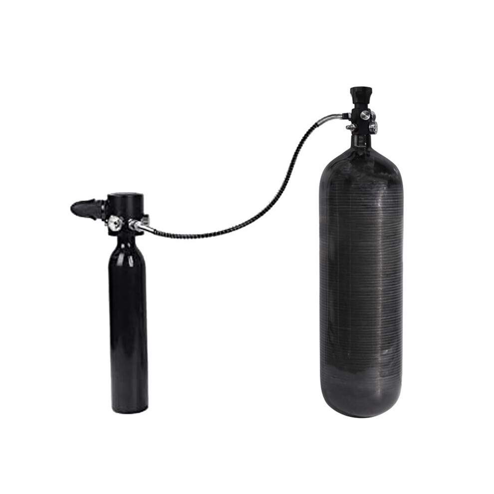 Hpat M18x1.5 Fill Refill Station Tank Charging Valve Dual Gauge With 50Cm High Pressure Hose 4711634830159