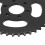 37mm ID Sprocket 40T 6 Hole Black Stainless ATV 9