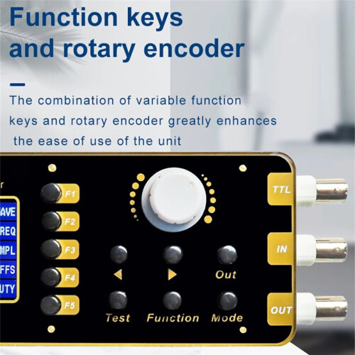QLS325S 2.4 Inch DDS Function/Arbitrary Waveform Signal Generator/Frequency Meter 30MHz 0-10V High-Precision Generator 2