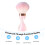 (Pink) Multi-Functional Nail & Face Powder Brush 5