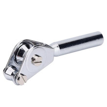 2X 5mm Hengel Tip Rvs Roller Staaf Tip Gids Vissen Trolling Tackle Accessoire voor Zee Boot Vissen Trolling