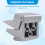Válvula de Pedal Neumática, Control de Cilindro, 2 Posiciones, 5 Puertos, 4F210-08, Interruptor de Inversión 4