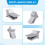 Válvula de Pedal Neumática, Control de Cilindro, 2 Posiciones, 5 Puertos, 4F210-08, Interruptor de Inversión 7