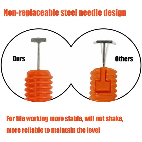 Tile Leveling System Kit with Tile Levelers Wrenches and Tile Spacers,T-Shaped Adjuster,Wall Tile Positioning Tool 1