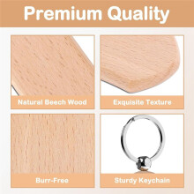 Laser Engraving Material Blank Wood These Wood Blanks Have Multitude of Uses, Serving As Keychains, Luggage Tags