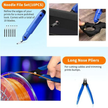 38Pcs 3D Printing Accessories Include Deburring Tool, Art Knife Set, Cutting Pad,Suitable for 3D Print Removing,Cleaning