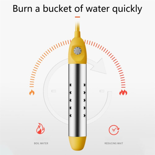 Chauffe-eau électrique pour piscine 2500 W, 25 x 3,7 cm 1