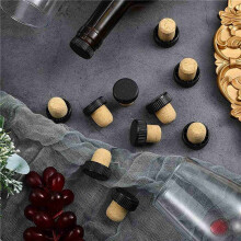 120 Pieces Cork Plugs Cork Stoppers Tasting Corks T-Shape Wine Corks with Top Wooden Wine Bottle Stopper Bottle Plugs