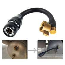 2 Pcs 60CM Truck Air Tank Air Intake Connector Connecting Pipe Truck Trailer Air Tank Truck Pneumatic Dust Collector