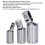 3pcs Chrome Vanadium Universal Joint Socket Adapters 1/2, 3/8, 1/4 4