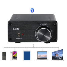 E320 100Wx2 12V Przenośny Stołowy Hifi Standardowy Profesjonalny Wzmacniacz Audio TPA3116 Klasa D Mocny Cyfrowy Wzmacniacz