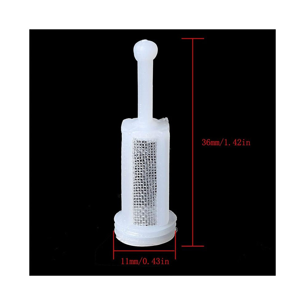 60Pcs Universal Spray Tool Filters Disposable Hvlp Gravity Feed Paint Strainers Fine Mesh, White 4713211437058