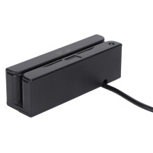 USB Credit Card Reader, Bidirectional Swiper, Wide Application, ABS