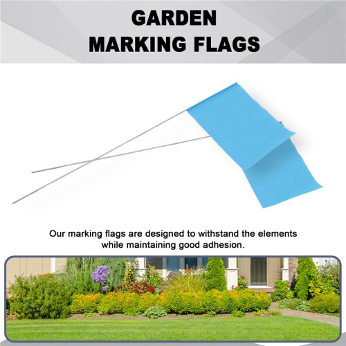 Marking Flags  Flags for Lawn 30 Pack, PVC Small Flags,Marking Flags Lawn Flags, Garden Flags,Survey Flags, 2